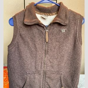 Men’s Nike vest. Brown & Sherpa lined.